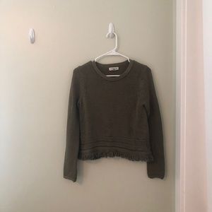 Forest green sweater!